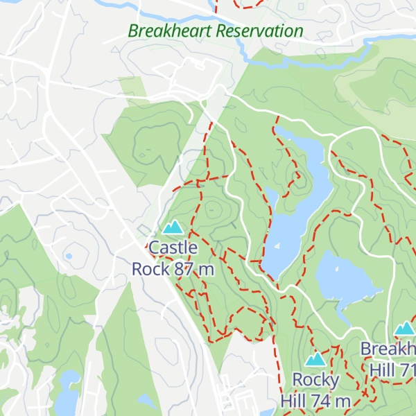 Map of Crow Hill