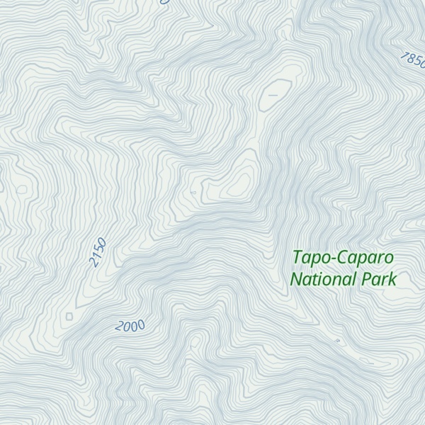 Map of Cerro Santa Cruz