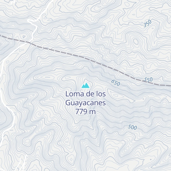 Map of Loma de los Guayacanes