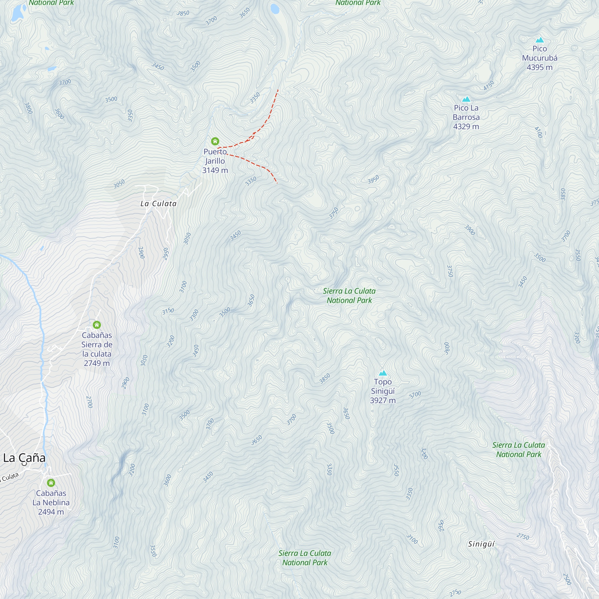 Campamento Briglly map