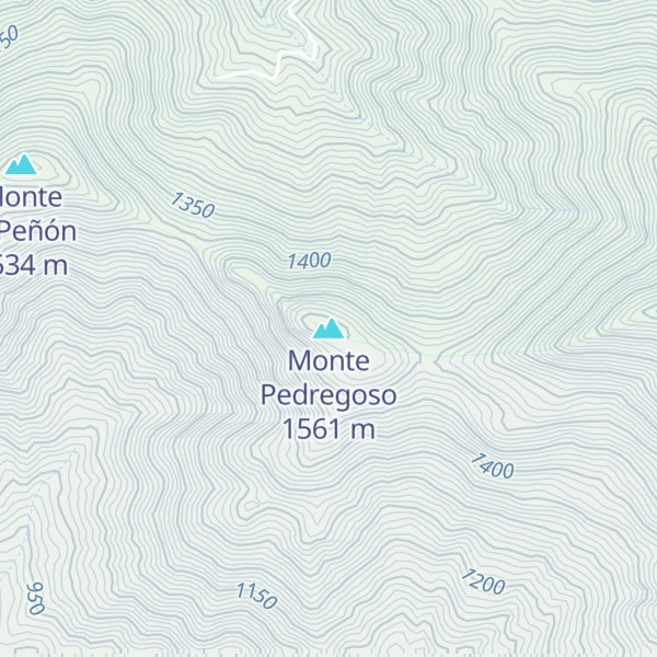 Map of Monte Pedregoso