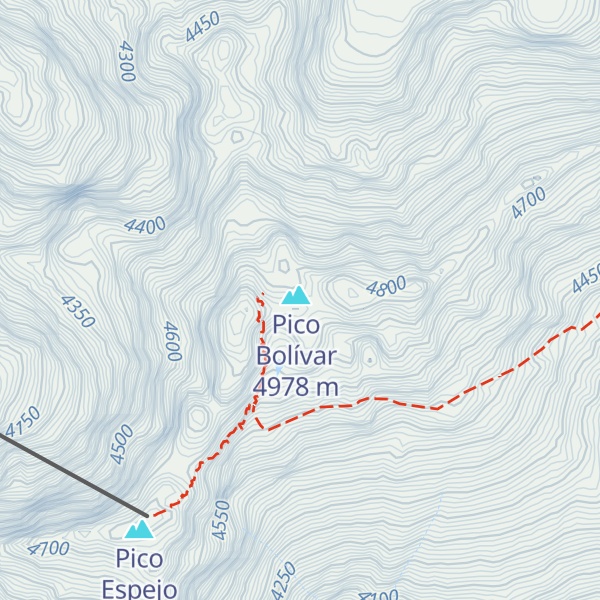 Map of Pico Jahn