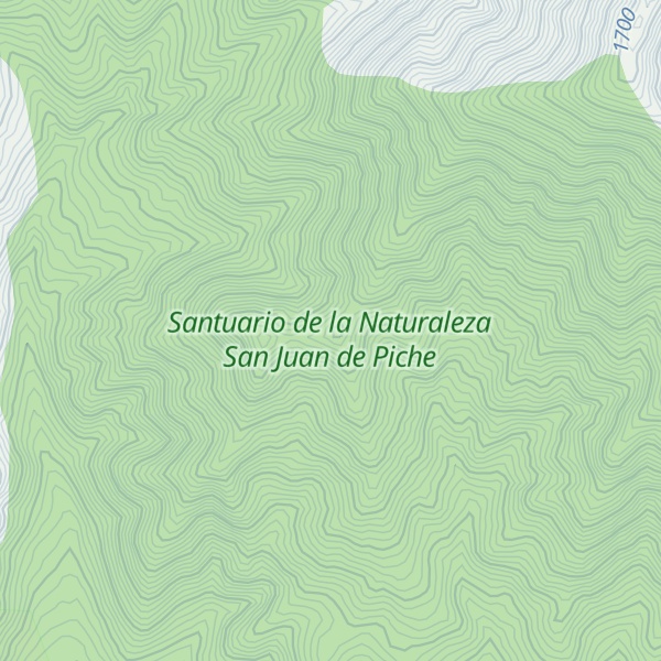 Map of Cerro El Escarpe