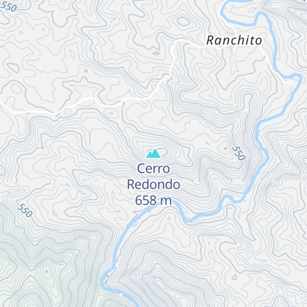 Map of Cerro Redondo