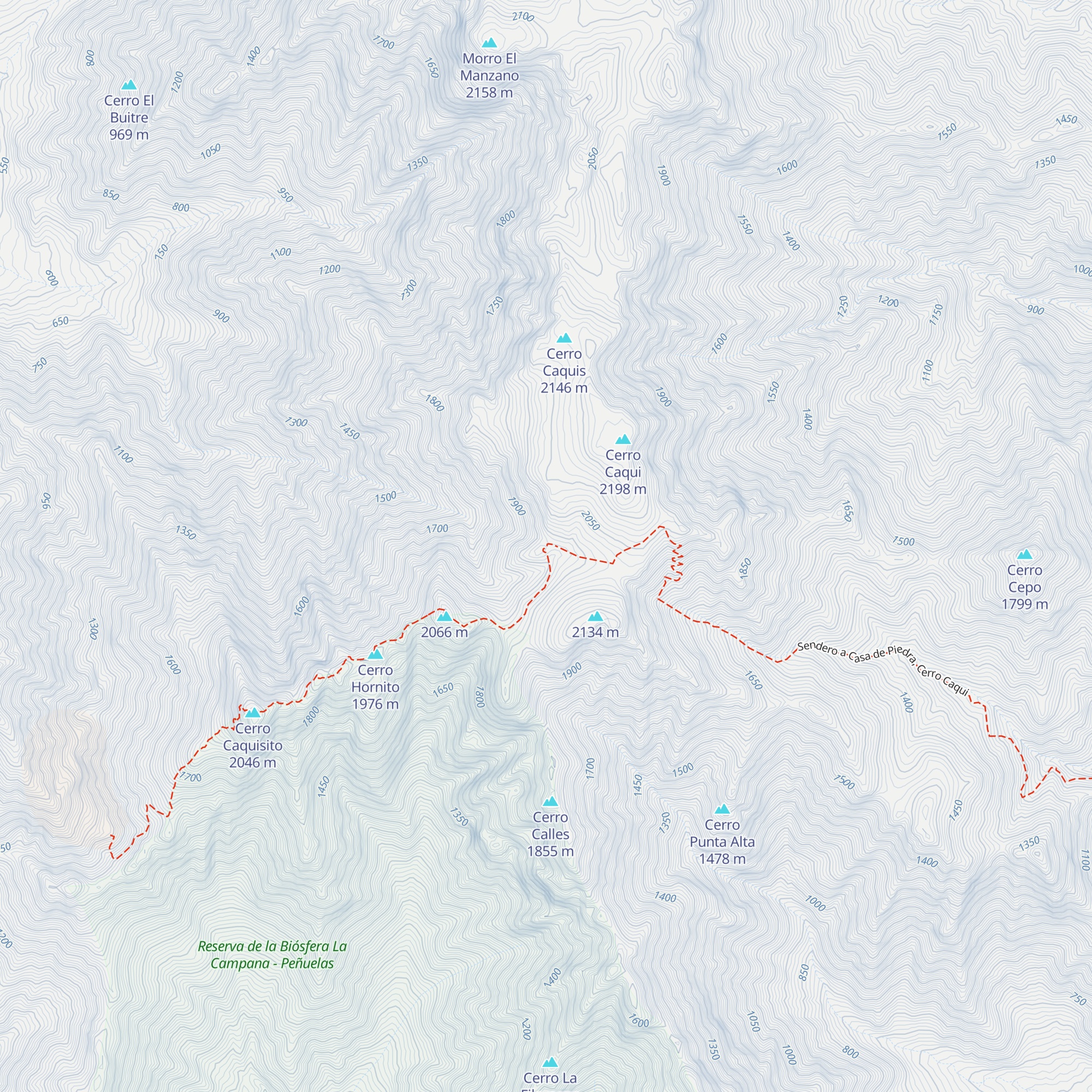 Refugio Casa Piedra map