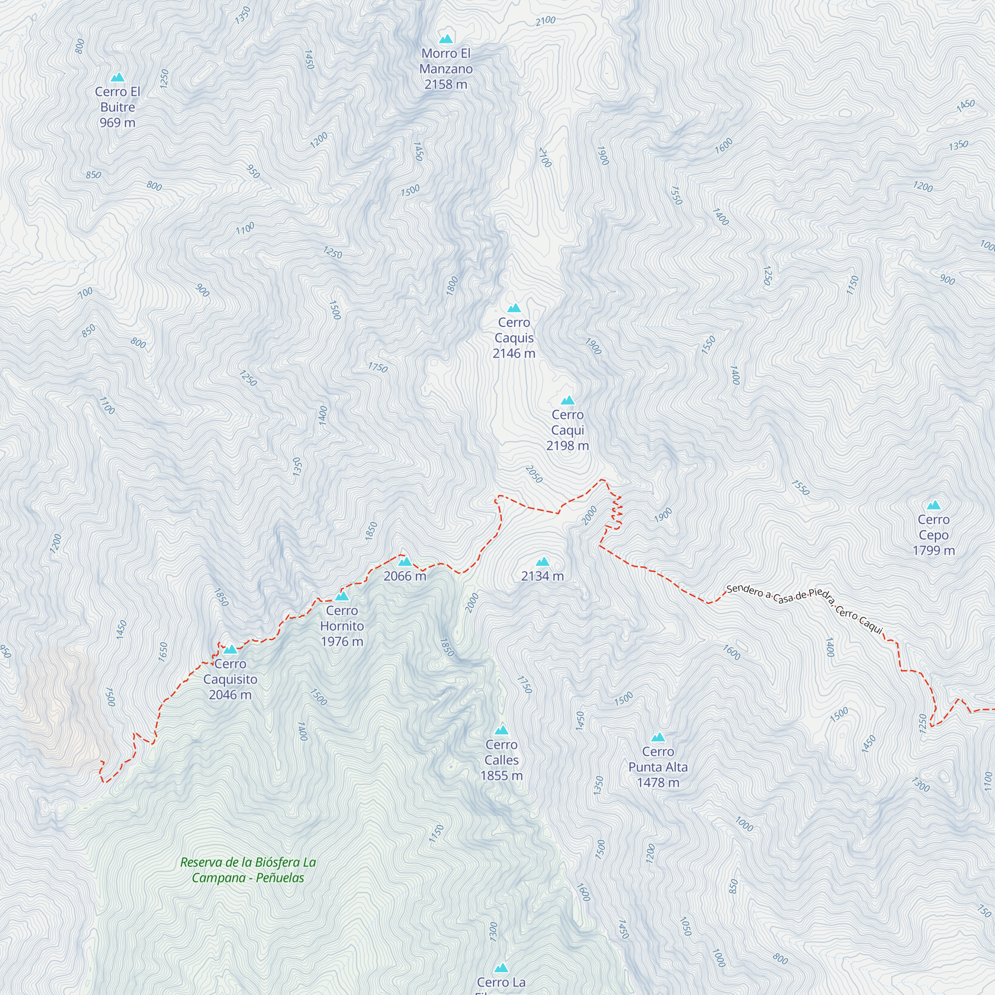 Refugio Casa Piedra map