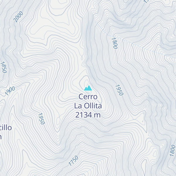 Map of Cerro La Ollita