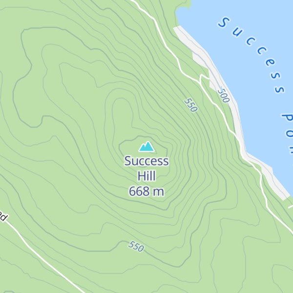 Map of Success Hill
