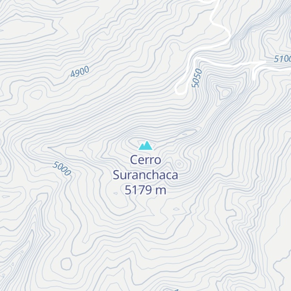 Map of Cerro Suranchaca
