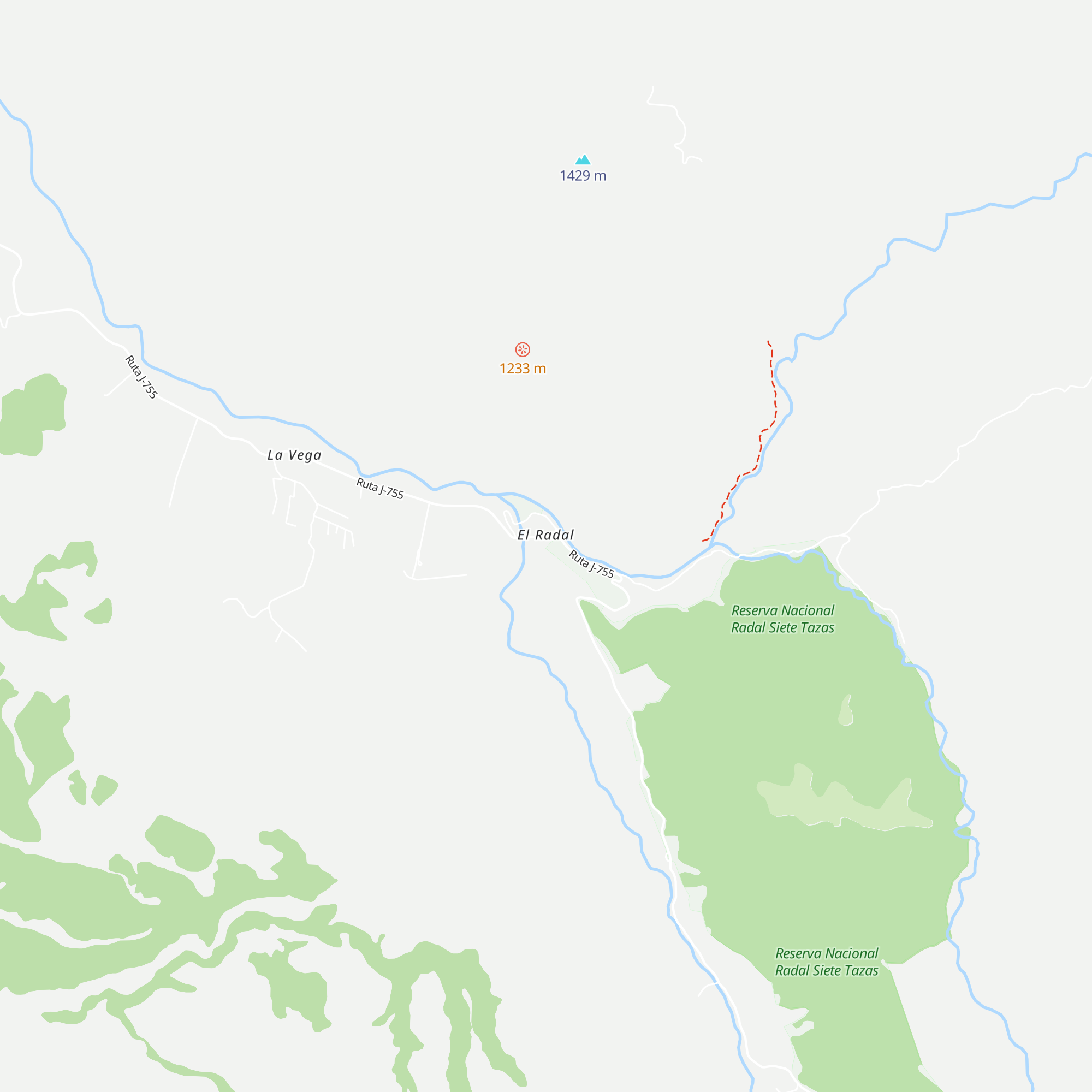 Cabañas Don Nacho map