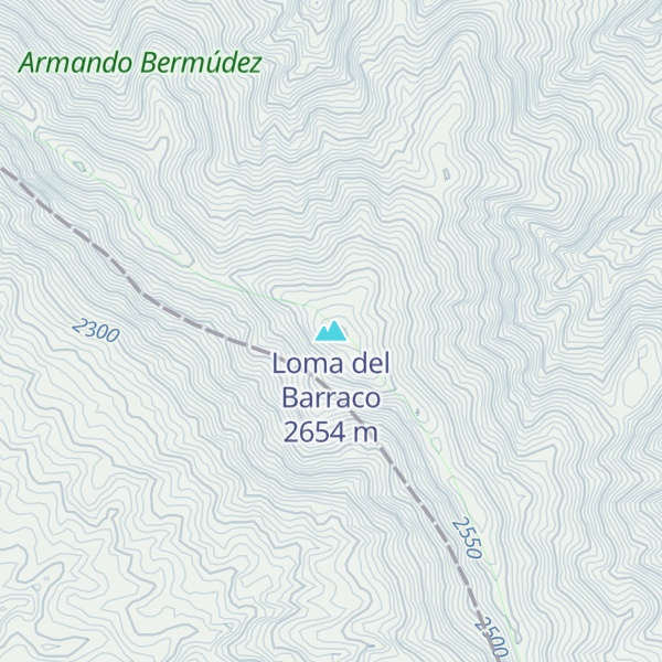 Map of Loma del Barraco