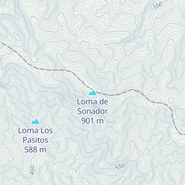 Map of Loma de Sonador