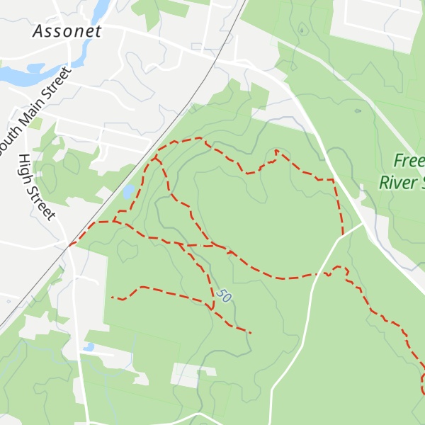 Map of Breakneck Hill