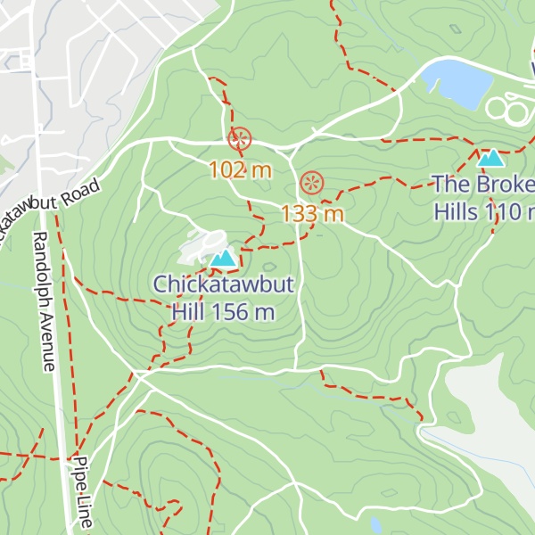 Map of Fenno Peak