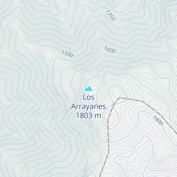 Map of Los Arrayanes