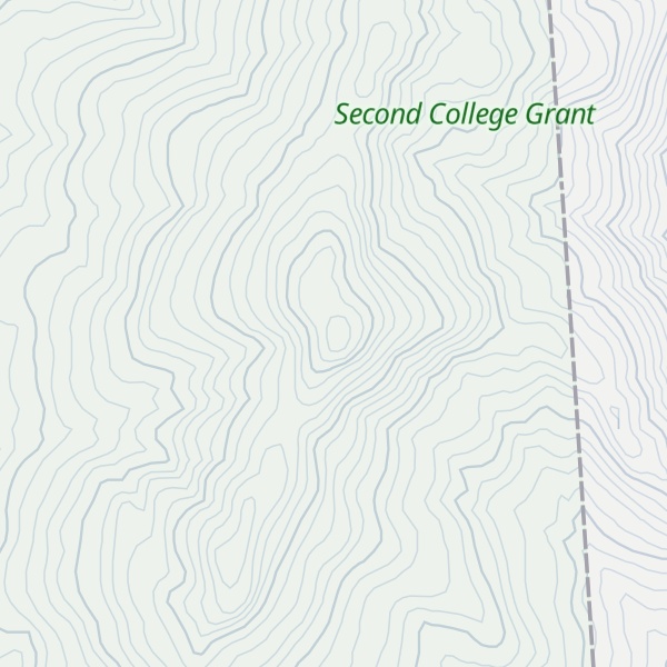 Map of Halfmoon Mountain