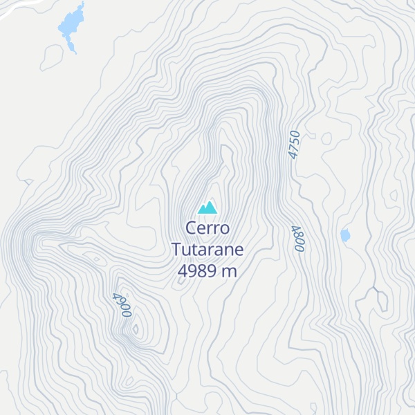 Map of Cerro Tutarane