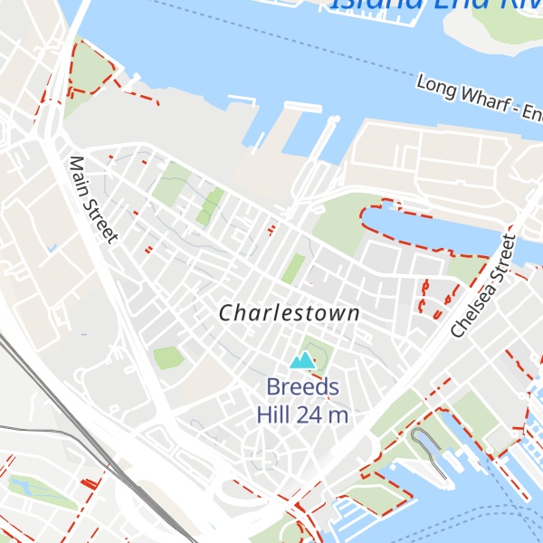 Map of Bunker Hill