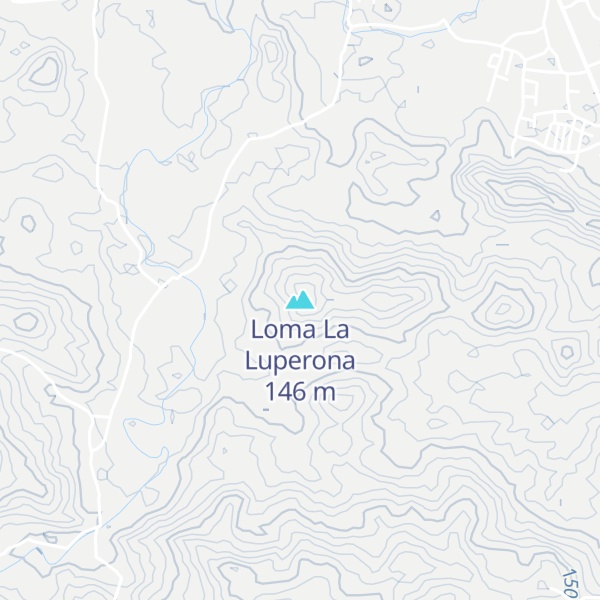 Map of Loma La Luperona