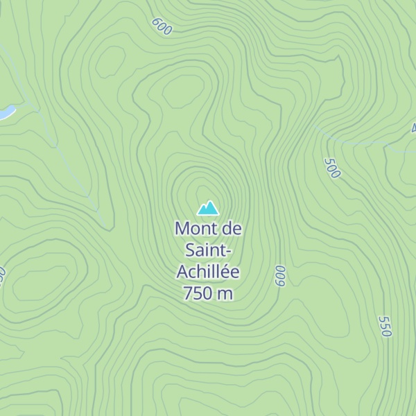 Map of Mont de Saint-Achillée