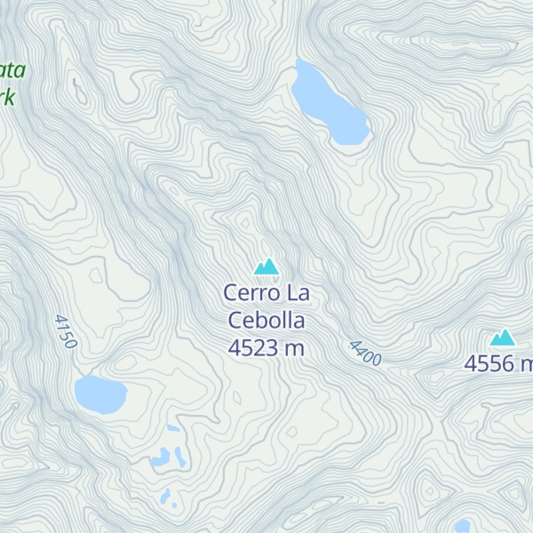 Map of Cerro La Cebolla
