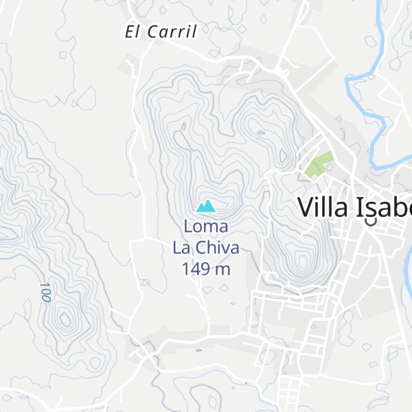 Map of Loma La Chiva