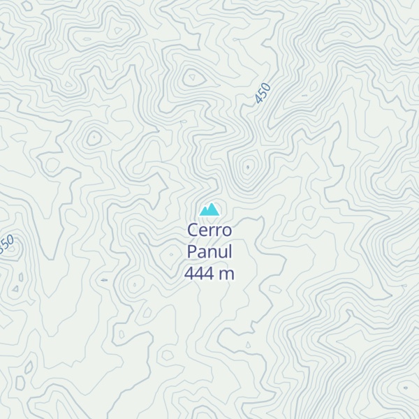 Map of Cerro Panul