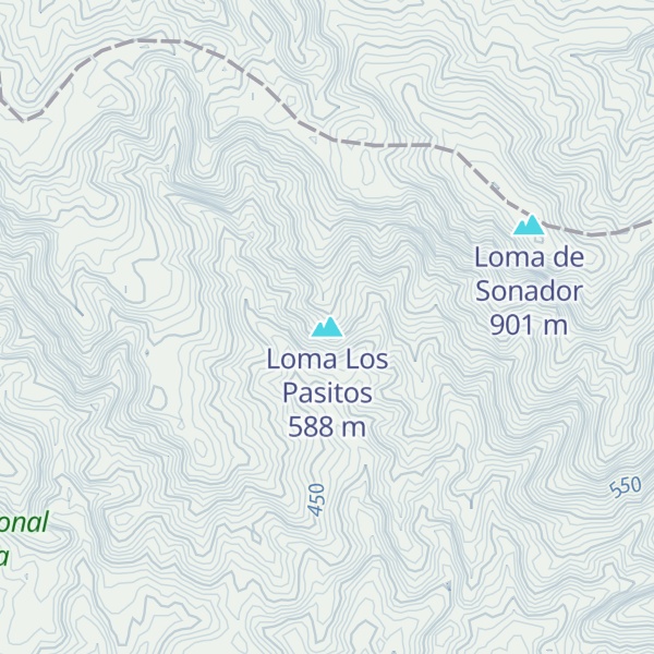 Map of Loma Los Pasitos