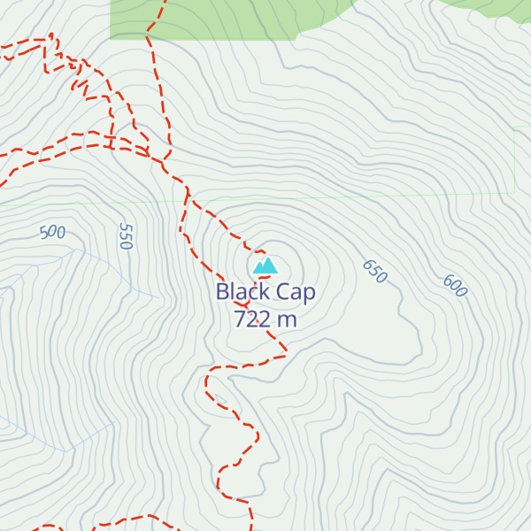 Map of Black Cap