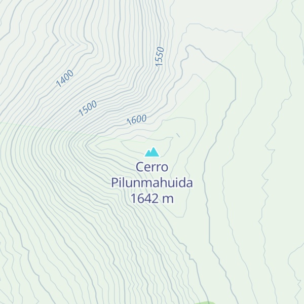 Map of Cerro Pilunmahuida