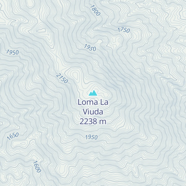 Map of Loma La Viuda