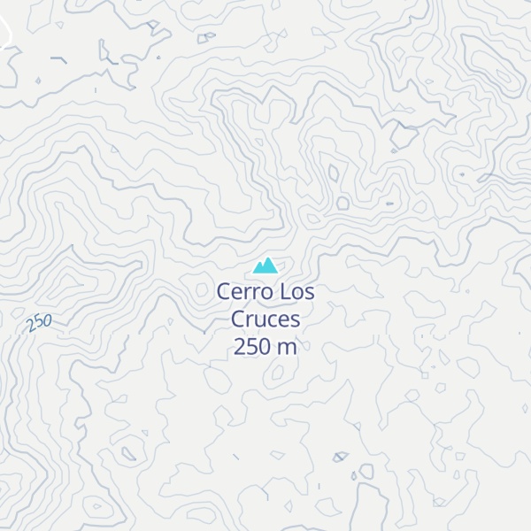 Map of Cerro Los Cruces