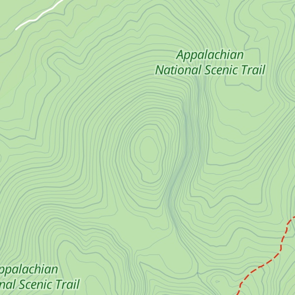 Map of North Bald Cap