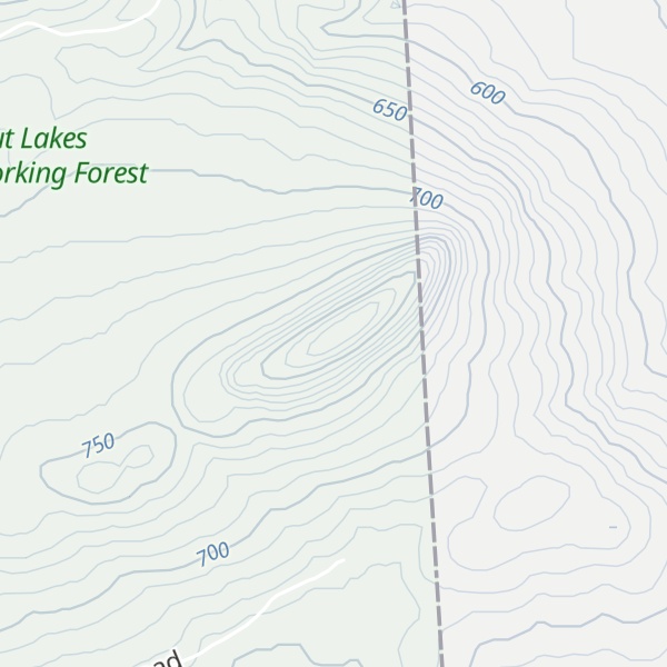 Map of Prospect Mountain