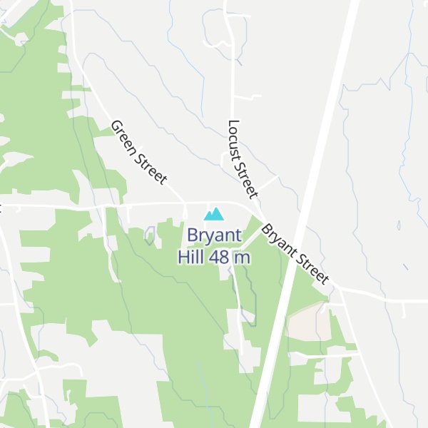 Map of Bryant Hill