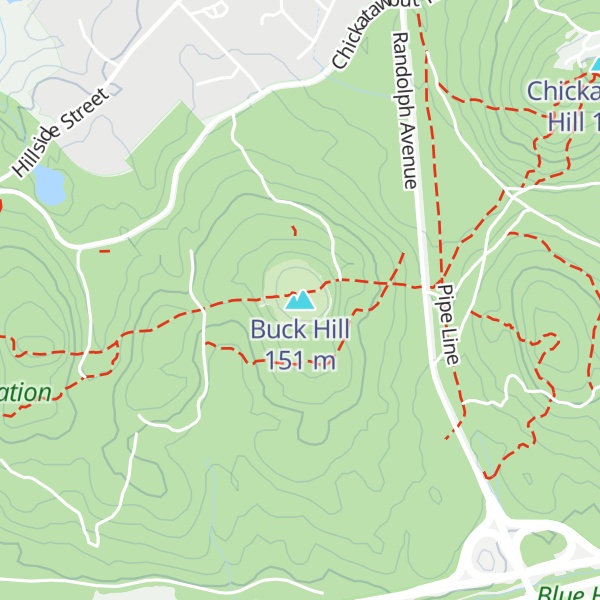 Map of Buck Hill