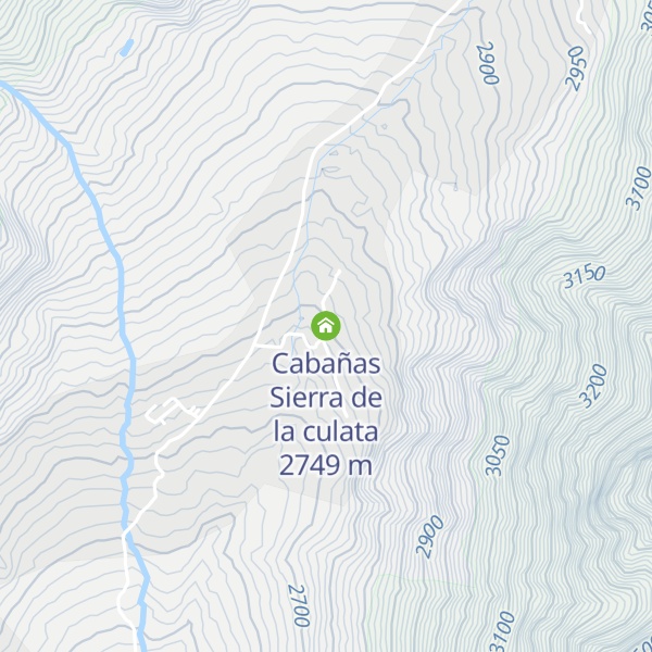 Map of Cabañas Sierra de la culata