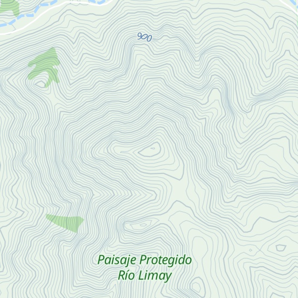 Map of Cerro Chacay
