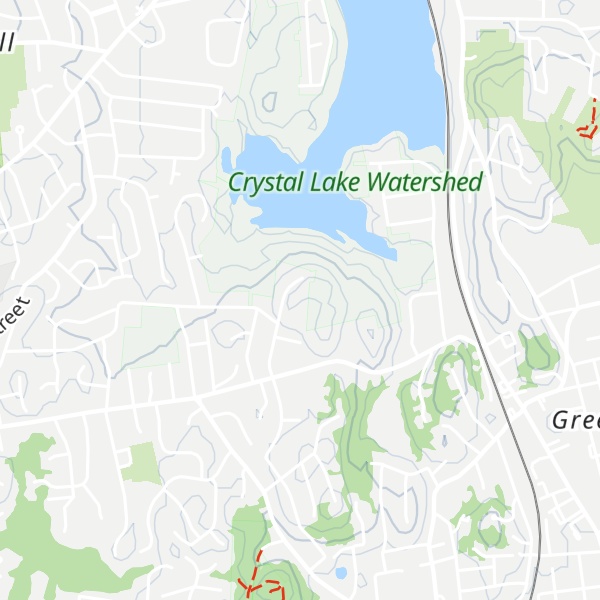 Map of Greenwood Hill