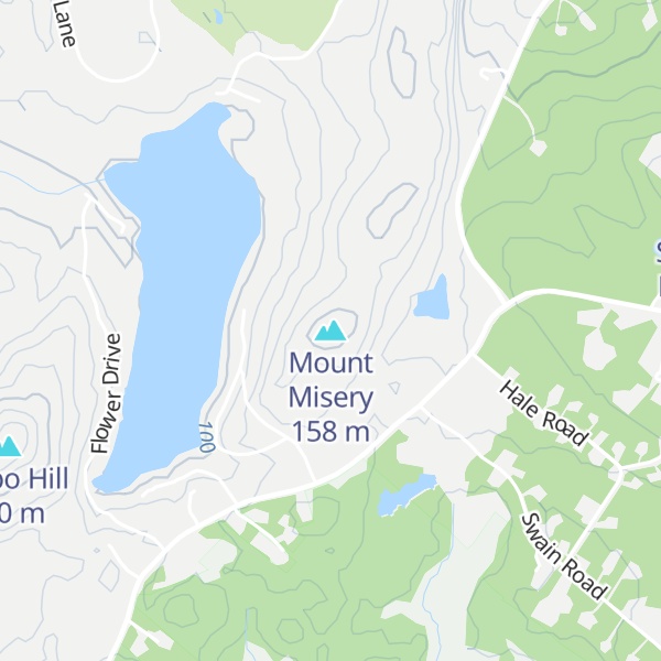 Map of Mount Misery