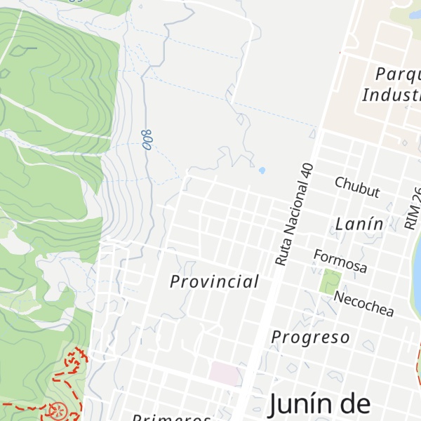 Map of Cabañas Imel Antu