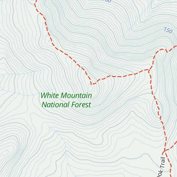 Map of South Baldface