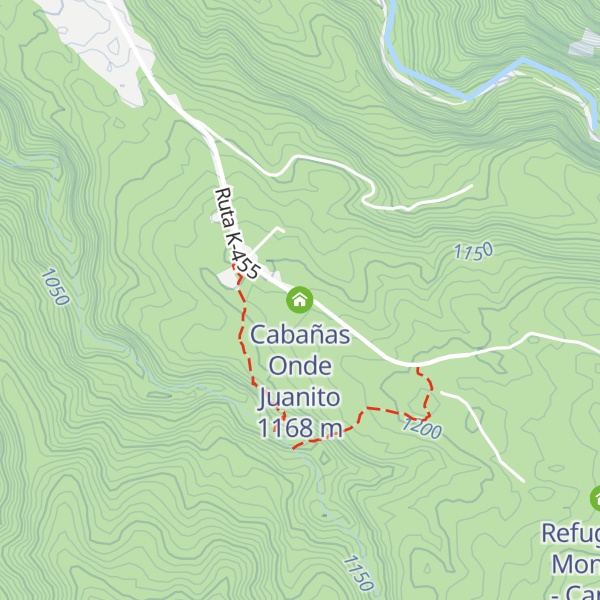 Map of Cabañas Onde Juanito
