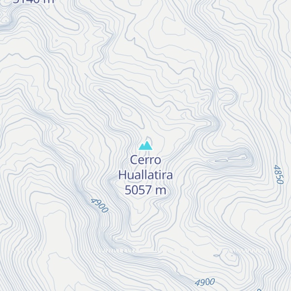 Map of Cerro Huallatira
