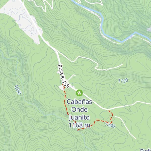Map of Refugio de Galo