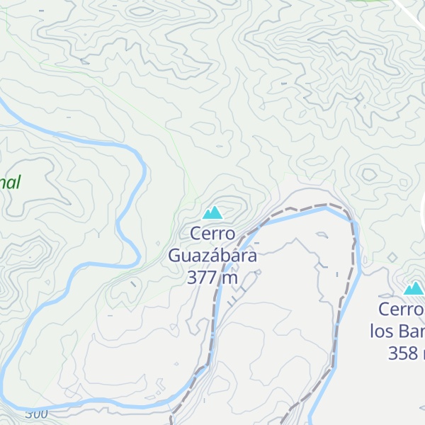 Map of Cerro Guazábara
