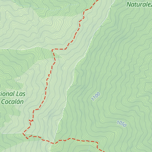 Map of Cerro La Leona
