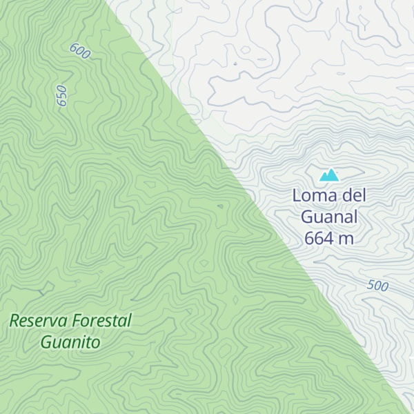 Map of Loma del Yaque