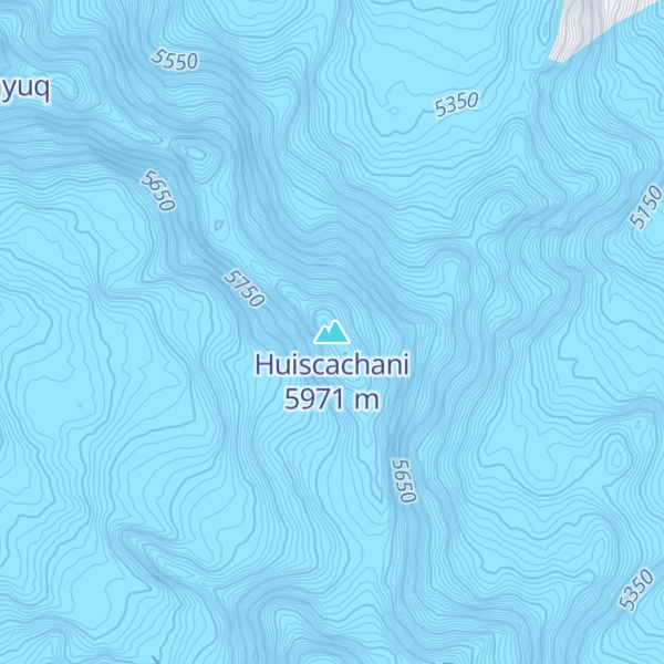 Map of Huiscachani