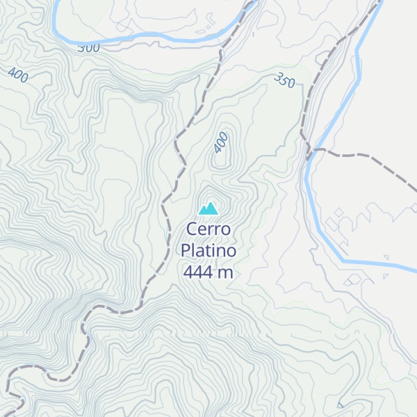 Map of Cerro Platino